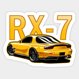 RX7 modified jdm rotary Sticker